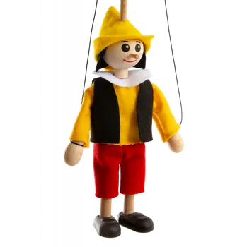 Dřevěná hračka Pinocchio 14 cm