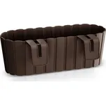 Prosperplast Truhlík na balkónové zábradlí BOARDEE 40 cm - barva hnědá R222