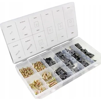 Šroub Tagred TA4097, karosářská sada 170 vrutů a podložek M3×8–M6×20 mm, A‑TC017