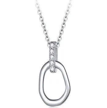 Náhrdelník NUBIS® Stříbrný náhrdelník oválek - NB-2163