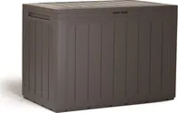 Zahradní úložný box Prosperplast WOODEBOX Zahradní box 78 cm, 190 l, umbra MBWL190