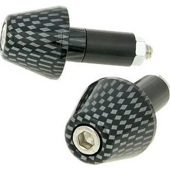Vparts Koncovky řidítek Short 13,5mm - Carbon VC21113