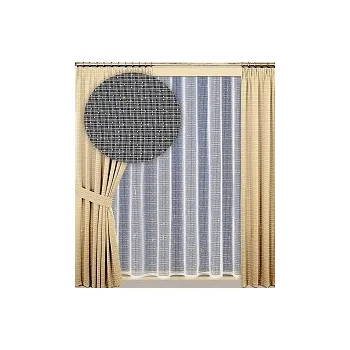 Záclona kusová Lucie výška 140cm, šíře 300cm bílá