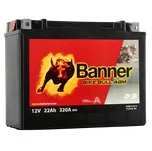 Motobaterie Banner Bike Bull AGM YTX50L-BS, 22Ah, 12V