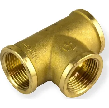 Instalatérský materiál STABILO Sanitär Mosazná závitová spojka tvaru T 1 1/2" IG DN40