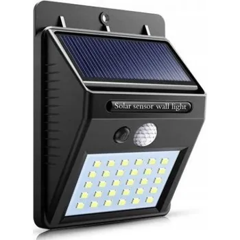 Zahradní dekorace Solární osvětlení s PIR čidlem pohybu 30LED (Solární LED světlo s PIR čidlem)