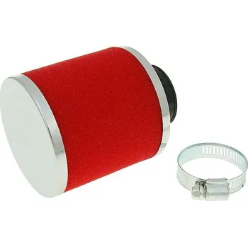 Filtr pro motocykl Vparts Vzduchový filtr Big Foam 28-35mm přímý červená VC23320
