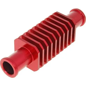 Chlazení pro motocykl 101 Octane Průtokový chladič hranatý, červená 28333