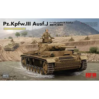 Plastikový model Ryefield model 1/35 Pz.Kpfw.III Ausf. J Full Interior Kit