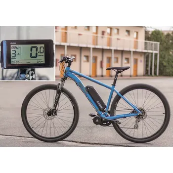 sada pohonu pro kolo SADA COMFORT PRO BĚŽNOU CYKLISTIKU Standardní nabíjení 2 A Na rám, dojezd až 130 km (13Ah, 468Wh) Základní LCD C961 Standardní 250W