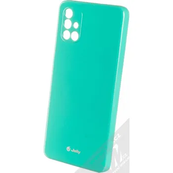 Pouzdro na mobilní telefon 1Mcz Jelly TPU ochranný kryt pro Samsung Galaxy M51 mátově zelená (mint green)