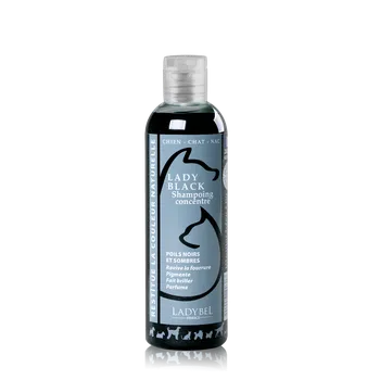 Kosmetika pro psa LADYBEL FRANCE Šampon pro černou srst Lady Black 200 ml speciálně vyvinutý pro psy a kočky s černou srstí