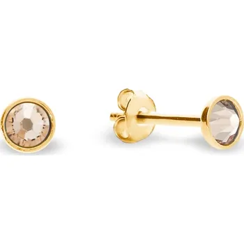 Náušnice Náušnice béžové se Swarovski Elements Pinpoint Studs KG2038SS10SL Silk