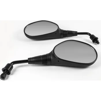 Zrcátko pro motocykl Zpětné zrcátko motocyklu PARTS EUROPE CUSTOM REPLACEMENT MIRROR / BLACK (Univerzální zrcadlo na moto s homologací E)