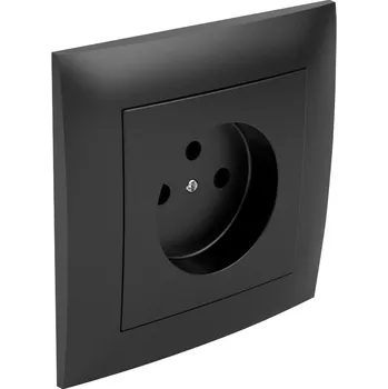 Elektrická zásuvka 90904 TPM – černá