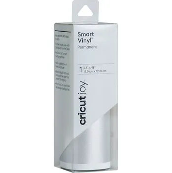 Řezačka papíru Cricut Smart JEMNÉ TŘPYTKY samolepicí folile - šíře 14cm .: STŘÍBRNÁ
