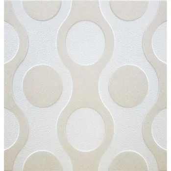 Obklad 3D panel 0018 CHAINS béžový rozměr 50 cm x 50 cm