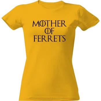Dámské tričko Tričko s potiskem Mother of ferrets dámské