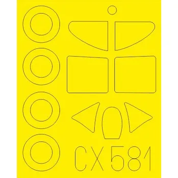 Plastikový model Mask 1/72 D.520 (HAS/H.2000)