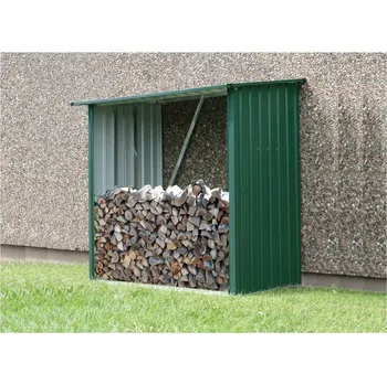 Dřevník Nohel Garden Přístřešek na dřevo 1,6 x 0,8 x 1,55 m