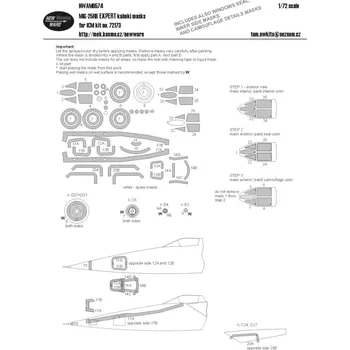 Plastikový model 1/72 Mask MiG-25RB EXPERT (ICM 72173)