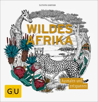 Antistresové omalovánky Wildes Afrika - Suthipa Kamyam [DE] (2017, brožovaná)