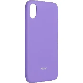 Pouzdro na mobilní telefon Pouzdro ROAR Colorful Jelly Case iPhone X/XS fialová 5901737856999