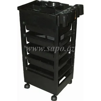 Salon Komplet Kadeřnický stolek T-031 plast černý