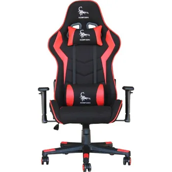 Herní židle Gembird Scorpion 02 černá/červená