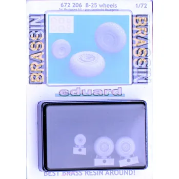 Plastikový model BRASSIN 1/72 B-25 wheels (HAS)
