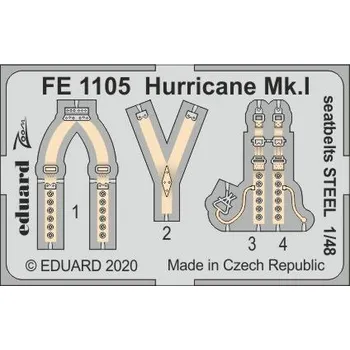 Plastikový model 1/48 Hurricane Mk.I seatbelts STEEL (AIRF)