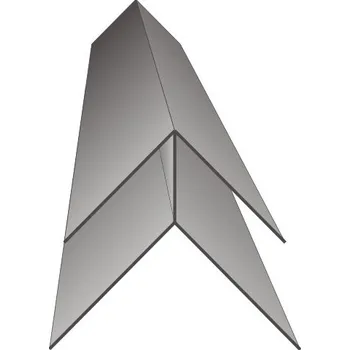 Obklad Vnější rohový profil Nordica fólie tmavý dub Vnější rohový profil Nordica fólie tmavý dub