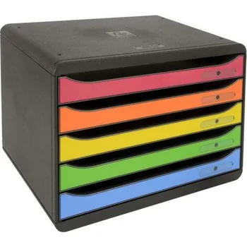 Zásuvkový kontejner Exacompta 308798D duhový