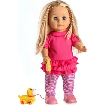 Panenka Panenka chodící česky mluvící s pejskem 42 cm
