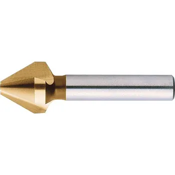 Vrták Kuželový záhlubník Format DIN334 HSS TiN tvar C 60° válcová stopka - 10mm