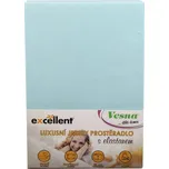 Vesna Prostěradlo JERSEY EXCELLENT s elastanem světle modré 160x200