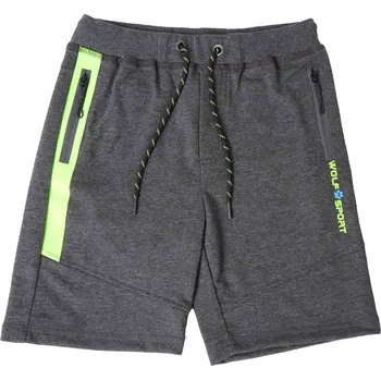 Chlapecké kraťasy Chlapecké tm. šedé kraťasy Wolf T2132 Velikost: 140
