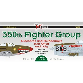 Plastikový model 1/72 350th Fighter Group (15x camo)