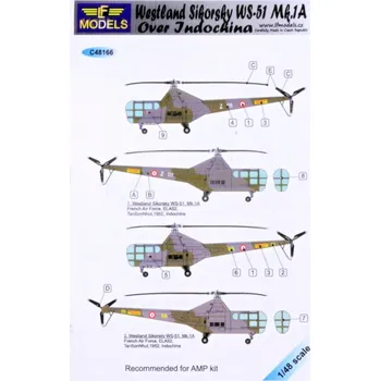 Plastikový model 1/48 Decals W.Sikorsky WS-51 Mk.1A over Indochina