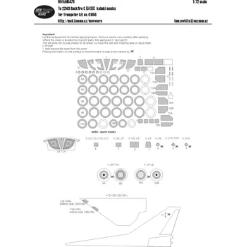 Plastikový model 1/72 Mask Tu-22M3 Backfire C BASIC (TRUMP)