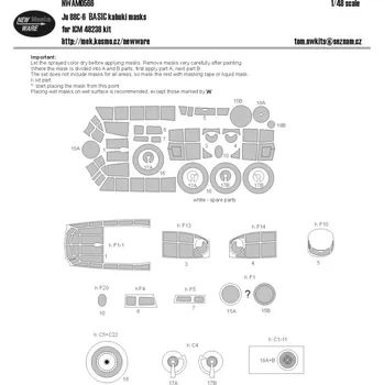 Plastikový model 1/48 Mask Ju-88C-6 BASIC (ICM 48238)