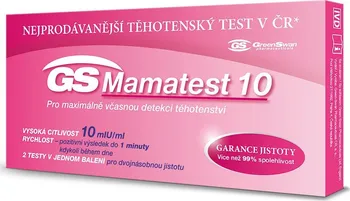 Diagnostický test Green Swan Pharmaceuticals Mamatest 10 2 ks