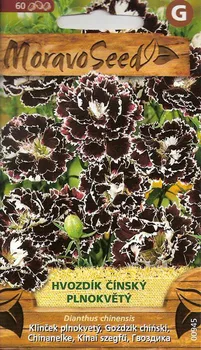 Semeno MoravoSeed Hvozdík čínský plnokvětý černý/bílý 60 ks