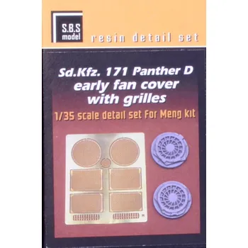 Plastikový model 1/35 Sd.Kfz.171 Panther D early fan cover w/grills