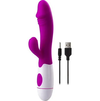 Vibrátor VIBRÁTOR S NABÍJEČKOU 30 PROGRAMŮ - BESTSELEROVÝ SEX GADGET – 7556122