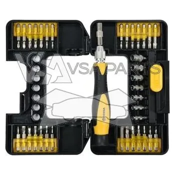 Šroubovák TOYA Šroubovák ráčnový s příslušenstvím 37 ks