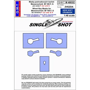 Plastikový model 1/48 Mask Bf 109 F-2,4 G-6 (ZVE)