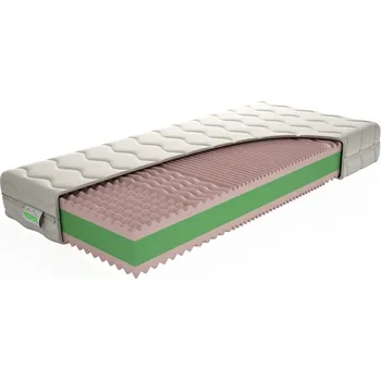 Matrace TEXPOL VEGA - sendvičová matrace s potahem Aloe Vera Silver 90 x 195 cm, snímatelný potah