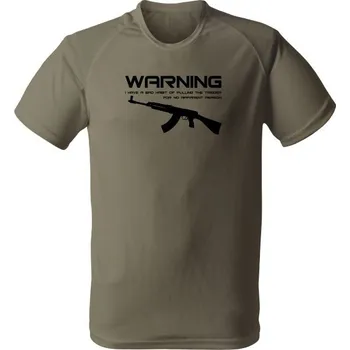 Funkční tričko BAD HABIT SA58 - olivová