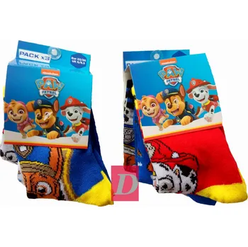 SUN CITY Ponožky TLAPKOVÁ PATROLA 3pack, vel. 23/26